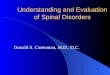 Understanding disorders of the spine| anatomy of the spine | chronic back pain