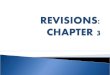 Revision chapter 3