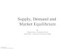 Market Equilibrium,Supply,Demand