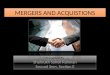 Mergers And Acquisitions,Shahrukh Rahman