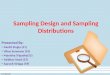 Sampling Design and Sampling Distribution