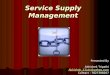 Service Supply Chain Management by Abhishek Tripathi