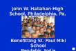 Hallahan -  Lenten Service for School in India