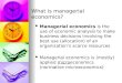 Managerial Economics Lecture 1 07