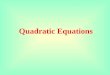 Ses 3 quadratic equations