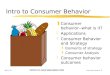 Consumer behaviour effect
