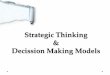 Models of Strategic Thinking