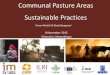 Communal pasture areas: Sustainable practices