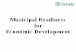 Municipal Readiness for Economic Development