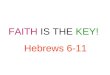 Jul 29-Aug 4-07 Hebrews 6 11 Faith