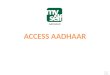 Access aadhaar