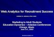 Web Analytics for Recruitment Success