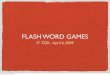 Flash Word Games