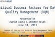 Neoaug 2013 critical success factors for data quality management-chain-sys-corporation