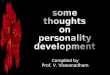 20090421   Some Thoughts On Personality Development    42s