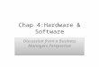 Chap 4 hardware & software