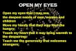 Prayer: Open My Eyes