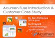 Acumen Fuse & Customer Case Study
