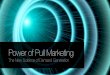 The Power of Pull Marketing