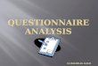 Questionnaire analysis - Media AS Coursework