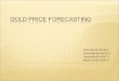 Gold Price Forecasting