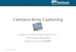 Camtasia relay captioning
