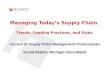 Managing Today’s Supply Chain