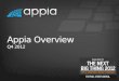 Appia overview q4 2012
