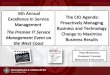 The CIO Agenda: Proactively Managing Business and Technology Change to Maximize Business Results