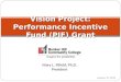 Bunker Hill Community College Vision Project Performance Incentive Fund Grant