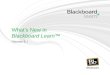 What's New in Blackboard Learn, Release 9.1 for K-12