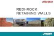 Jensen Precast Redi-Rock Retaining Walls