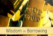 Wisdom in borrowing | Francois van Niekerk | 8 June 2014