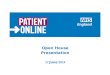 All venues - Patient Online