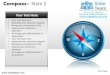 Compass style design 2 powerpoint ppt templates