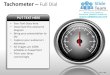 Tachometer full dial powerpoint presentation slides ppt templates