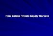 Real Estate Private Equity Markets