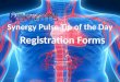 Sacramento Heart Center |  Synergy Pulse Tip of the Day (Registration Form)