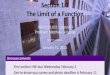 Lesson 3: The Limit of a Function (slides)
