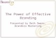 The Power of Effective Branding - Beth Owens