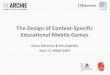 M&W2009 - The Design of Context-Specific Educational Mobile Games