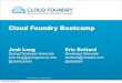 CloudFoundry Bootcamp springone2gx