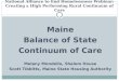 Creating a High Performing Rural Continuum: Examining Maine