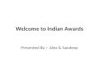 Indian awards presentation