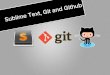 Mini Course: Sublime Text + Git + Github