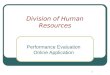 Performance Evaluation Online Application Presentation