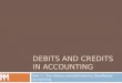 Debits and credits in accounting - History and definition