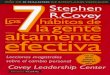 Los 7 habitos de la gente altamente efectiva. Stephen R. Covey