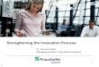 Strengthening the Innovation Process