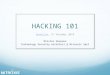 Hacking 101 (Henallux, Owasp Top 10, WebGoat, Live Demo)